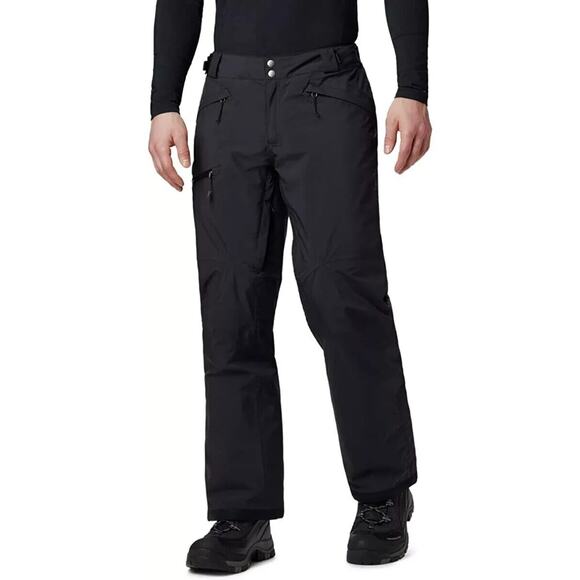 COLUMBIA M's Cushman Crest Omni-Tech Ski Snowboard Snow Pants Black #WM1270 - Picture 2 of 16
